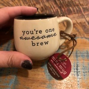 You’re One Awesome Brew Mini Coffee Mug Ornament Keurig KCup NWT